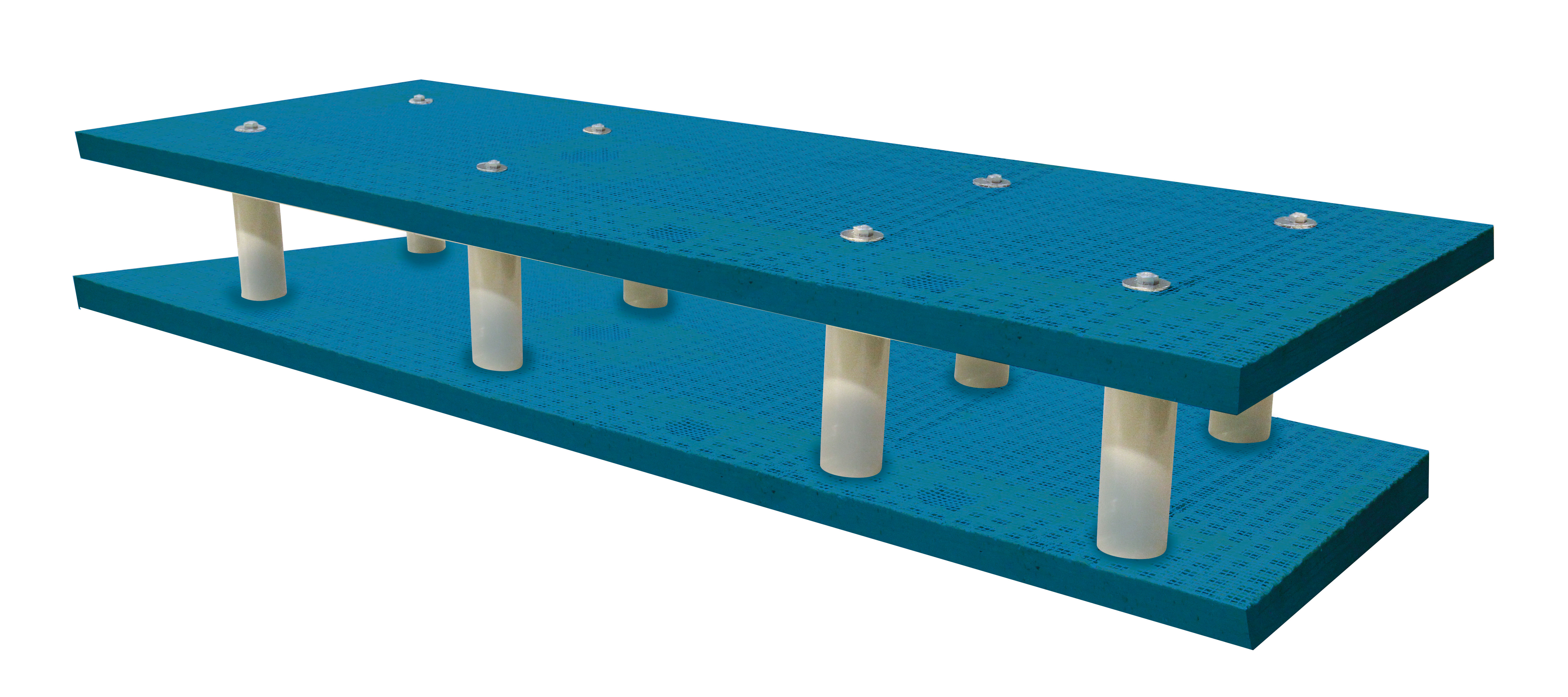 highFLOW Grid plate double 100 x 200