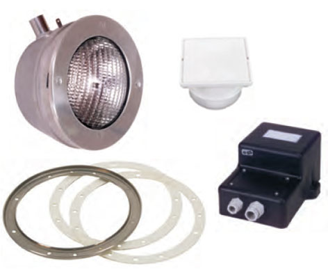 Stainless steel headlight set 1